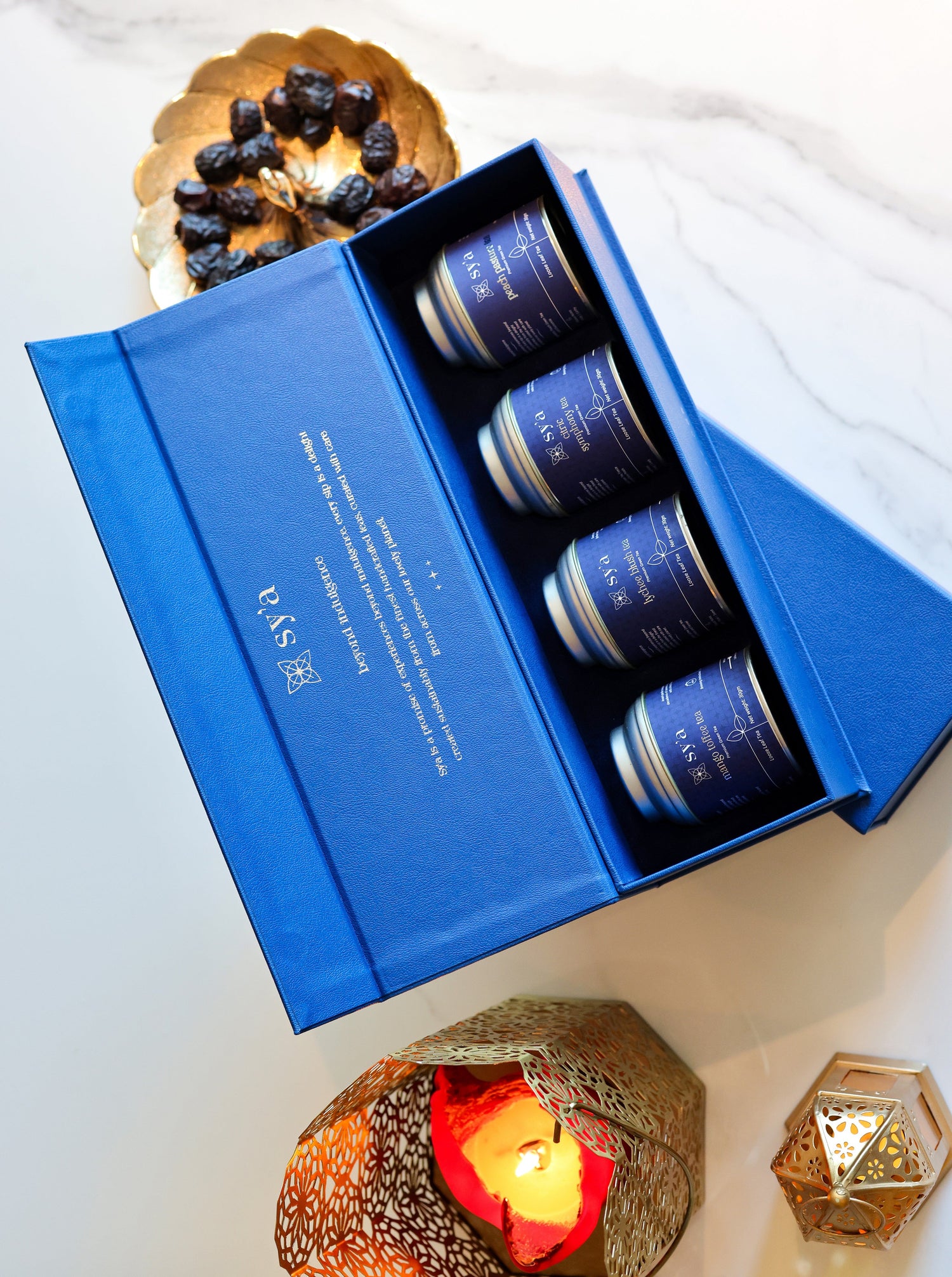 sy’a wellness box - green teas - sy’a