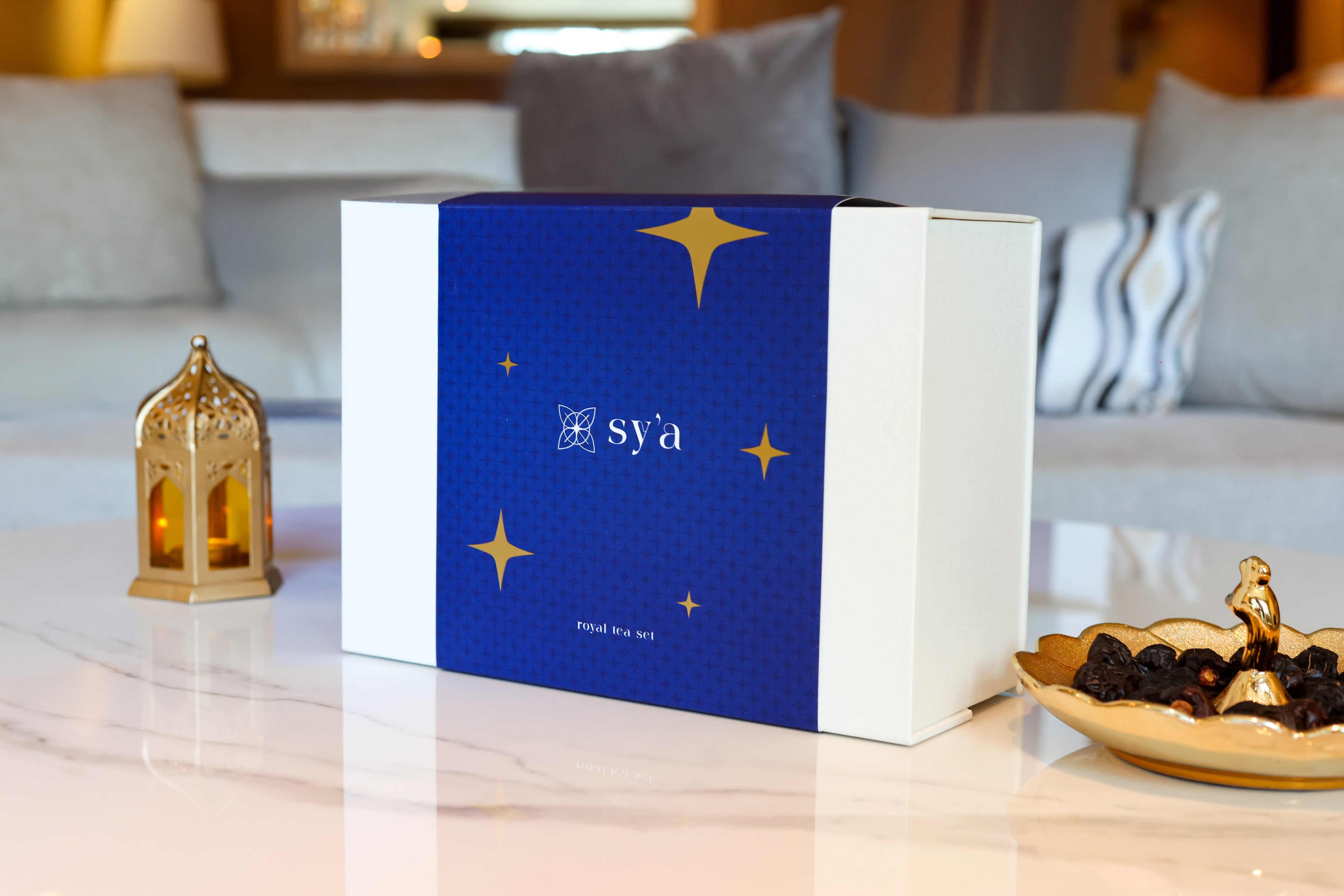 sy’a royal tea set green with herbal teas - sy’a