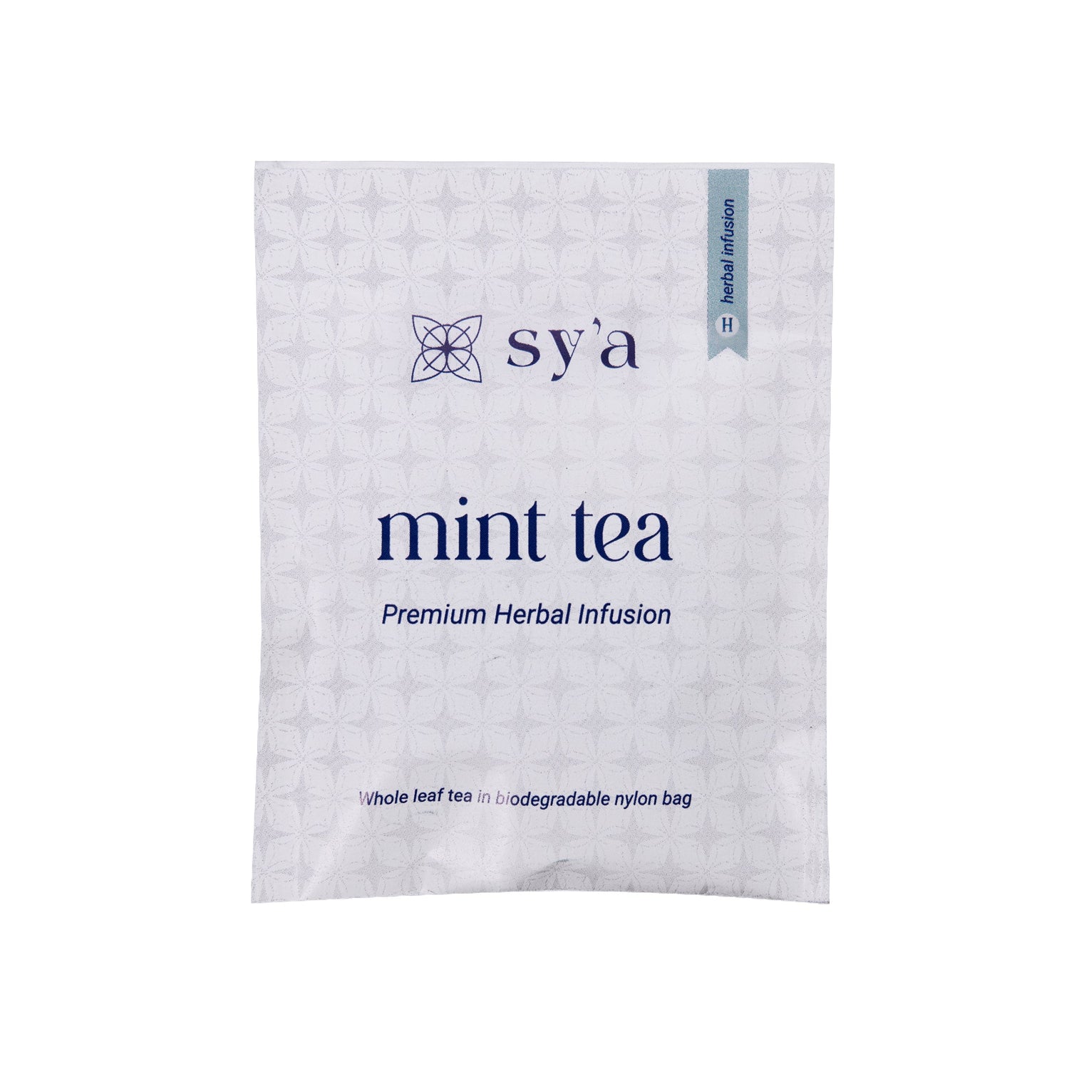 Mint Tea - 100 Biodegradable Pyramid Tea Bags - sy’a
