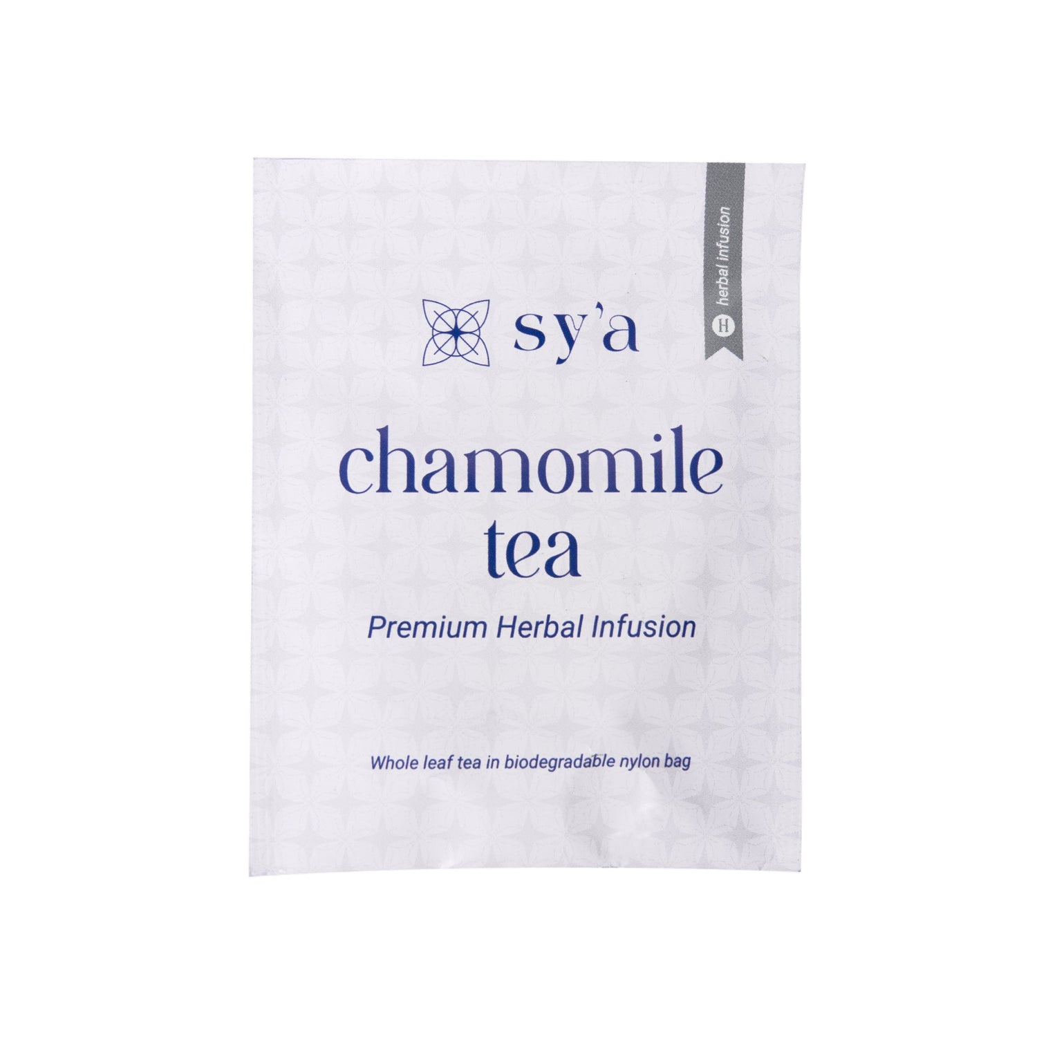 Chamomile Tea - 100 Biodegradable Pyramid Tea Bags - sy’a
