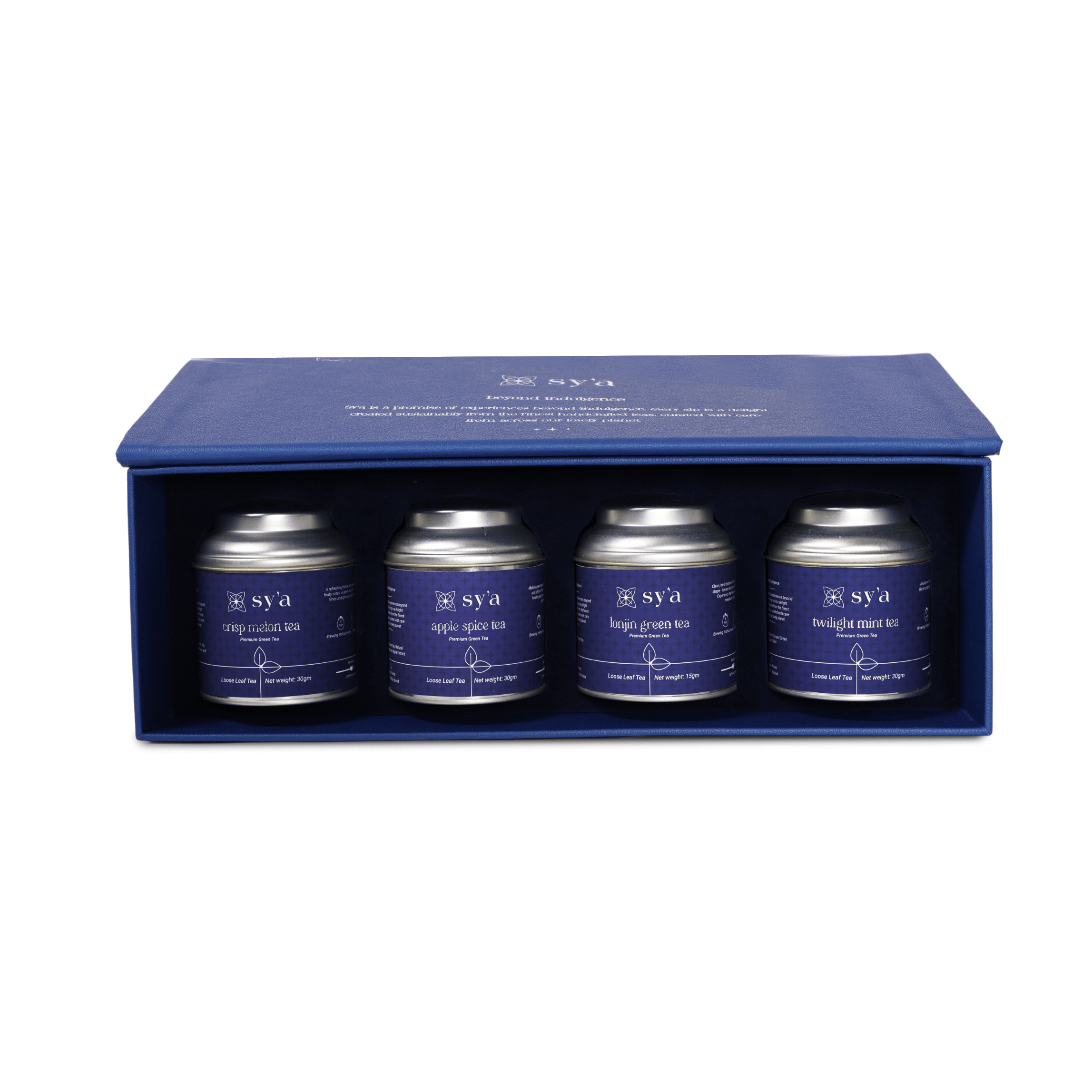 sy’a wellness box - green teas - sy’a