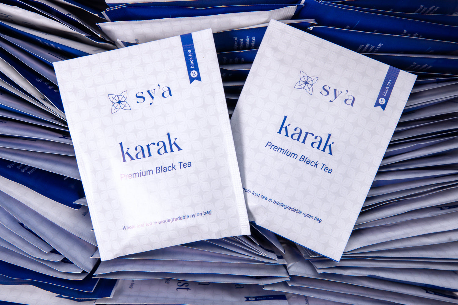 Karak Tea - 100 Biodegradable Pyramid Tea Bags - sy’a