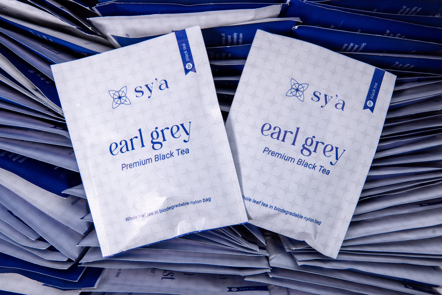 Earl Grey Tea - 100 Biodegradable Pyramid Tea Bags - sy’a