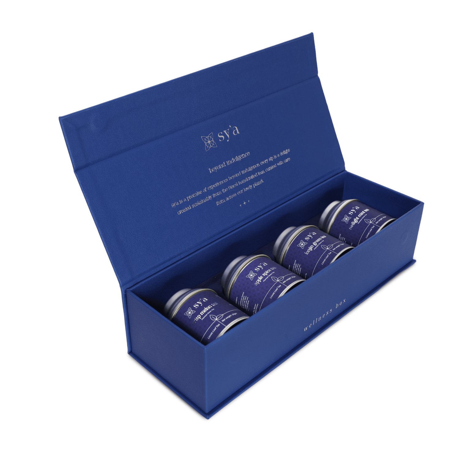 sy’a wellness box - green teas - sy’a