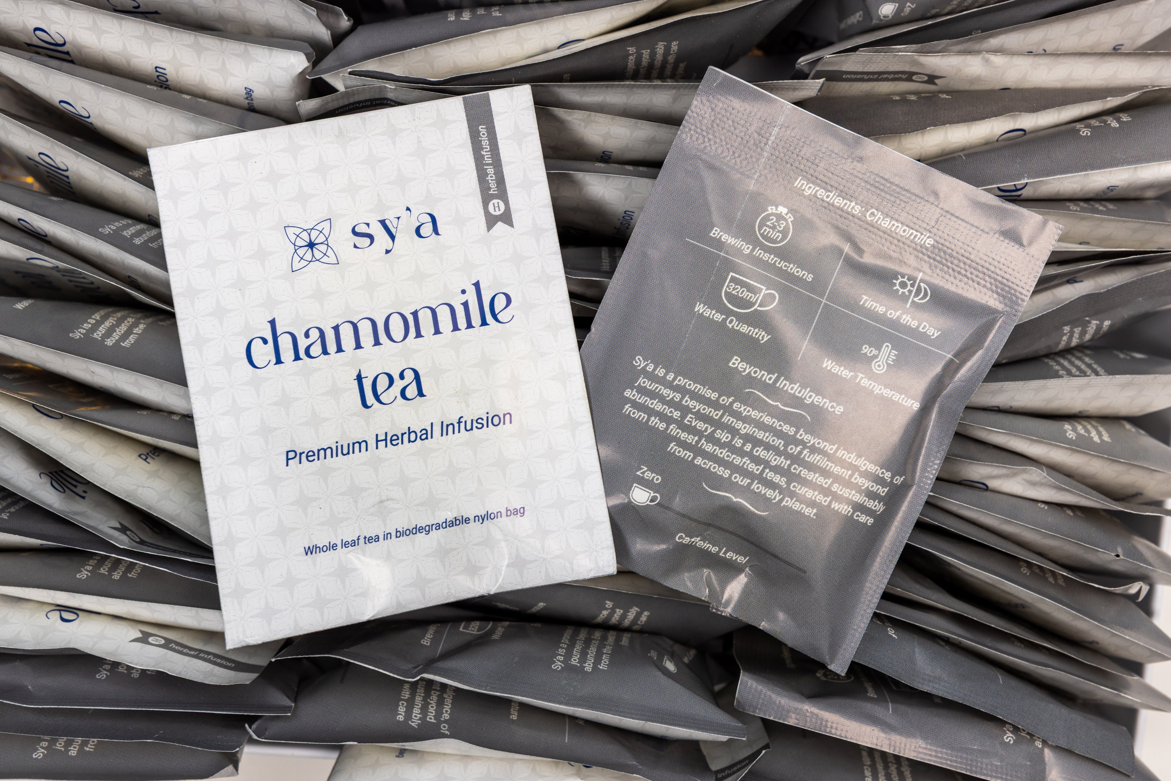 Chamomile Tea - 100 Biodegradable Pyramid Tea Bags