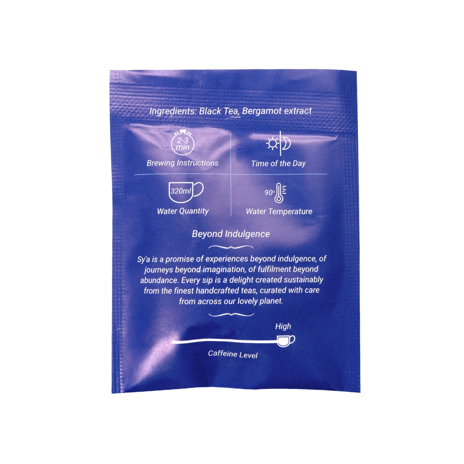 Earl Grey Tea - 100 Biodegradable Pyramid Tea Bags - sy’a