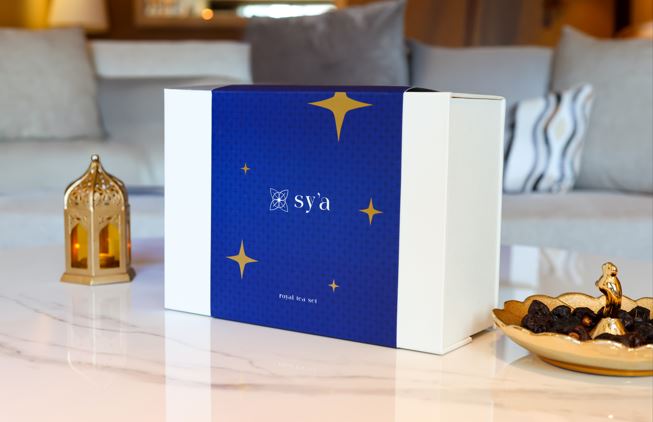 sy’a royal tea set grey with green teas - sy’a