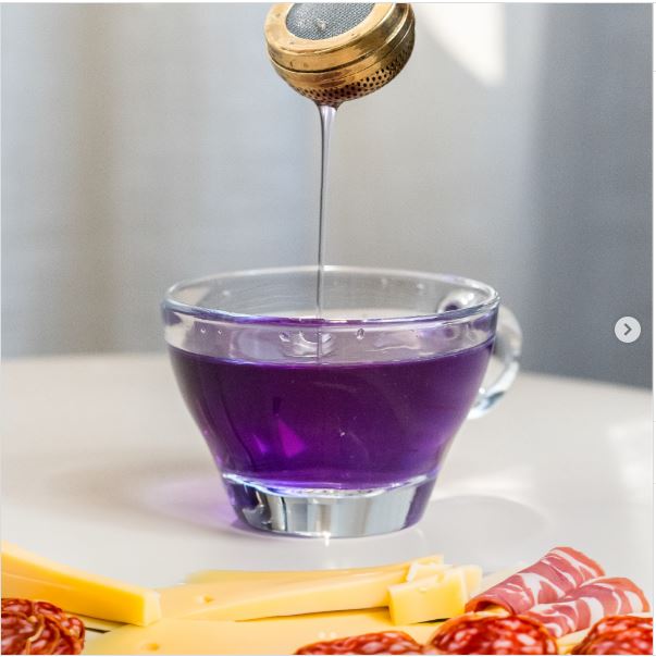 Blue Tea and Infuser
