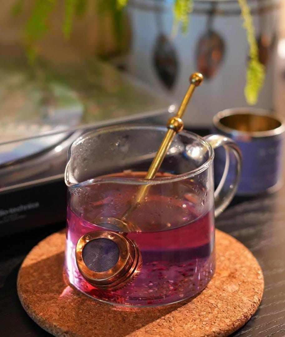 Blue Tea and Infuser - sy’a