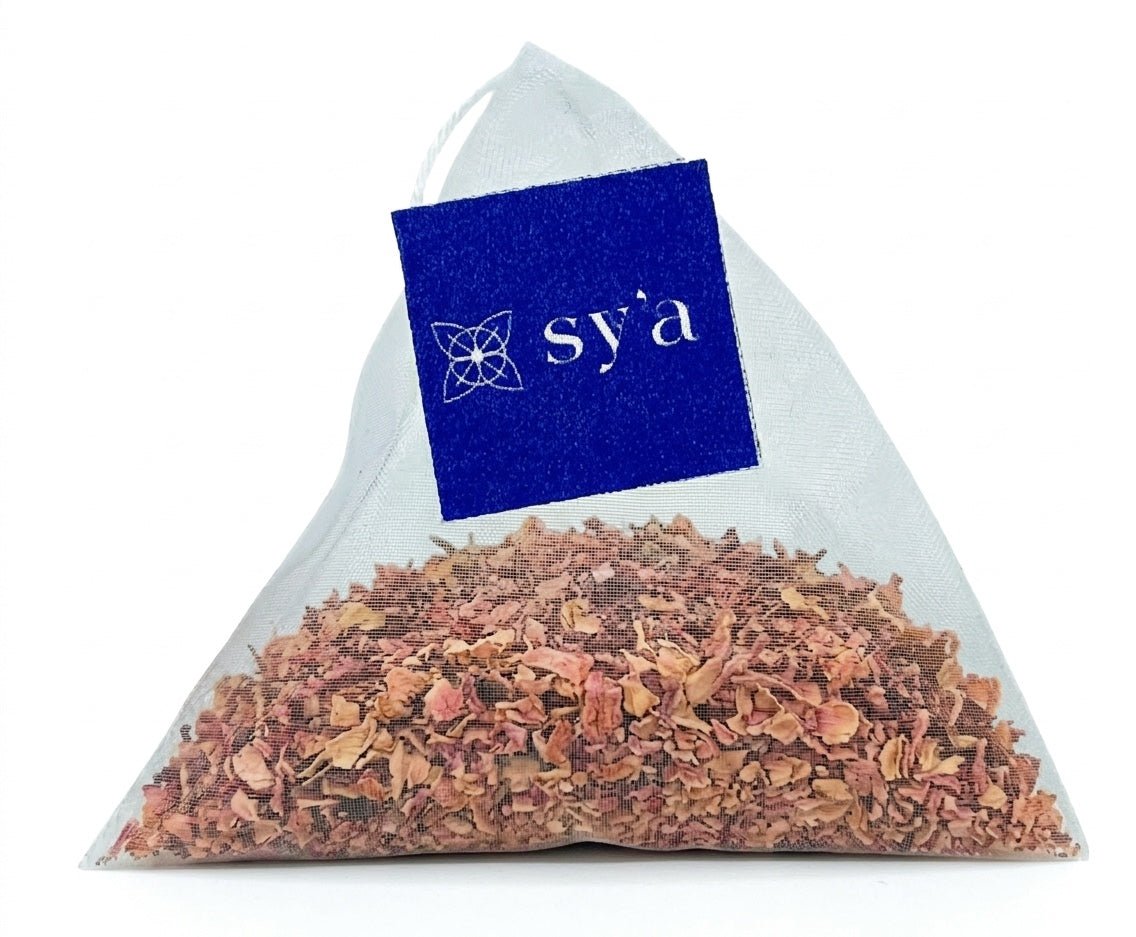 Hibiscus Tea - 100 Biodegradable Pyramid Tea Bags - sy’a