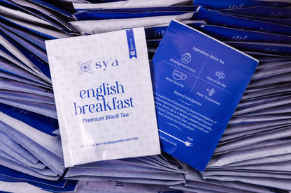 English Breakfast Tea - 100 Biodegradable Pyramid Tea Bags
