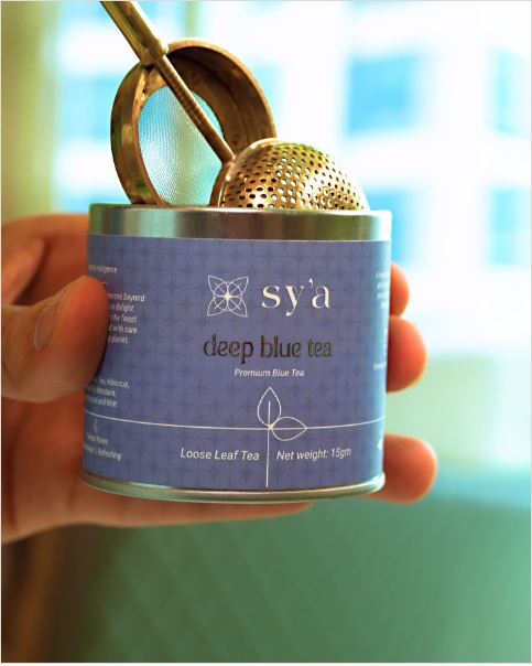 Blue Tea and Infuser