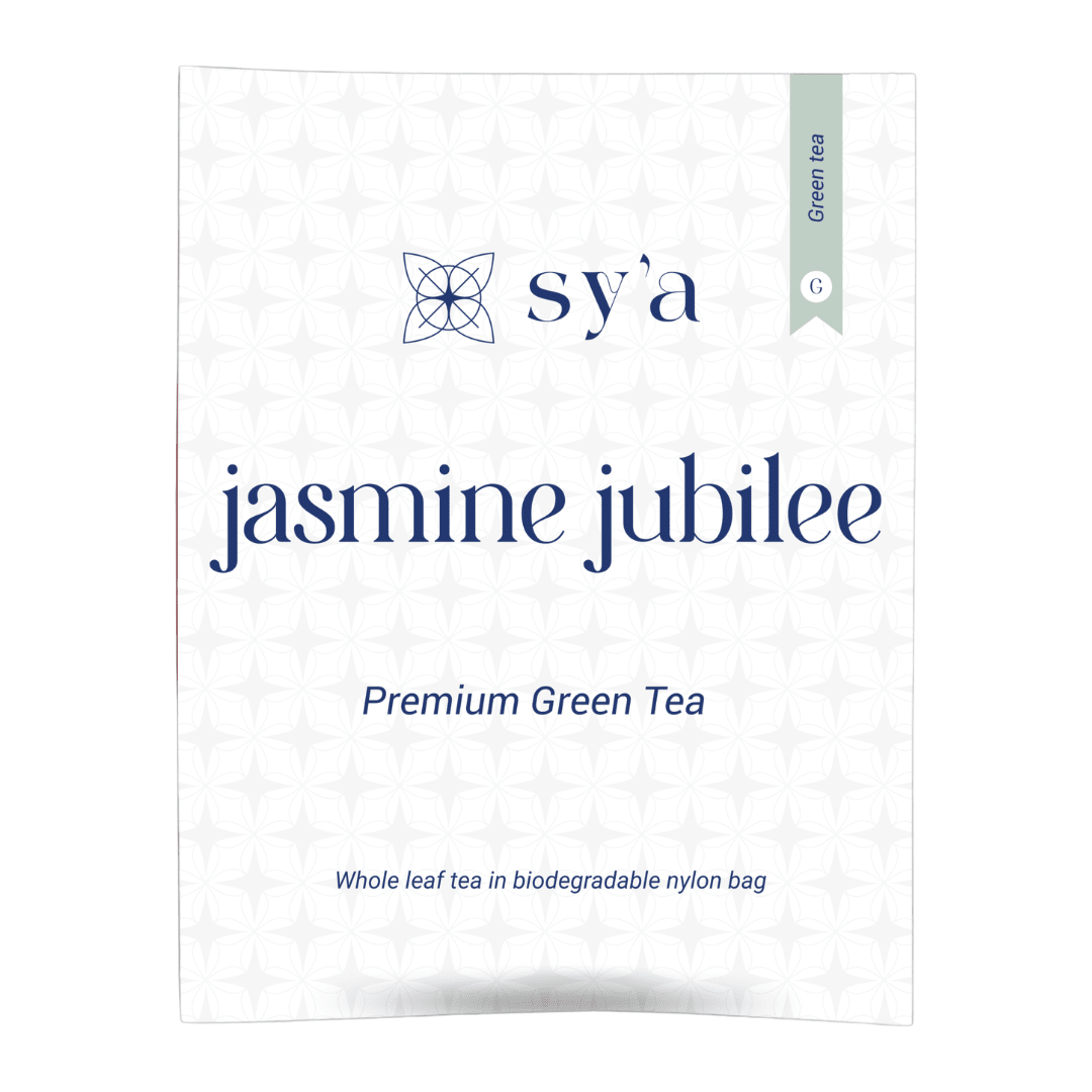 Jasmine Jubilee - 100 Biodegradable Pyramid Tea Bags - sy’a