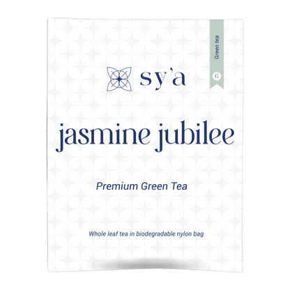 Jasmine Jubilee - 100 Biodegradable Pyramid Tea Bags - sy’a