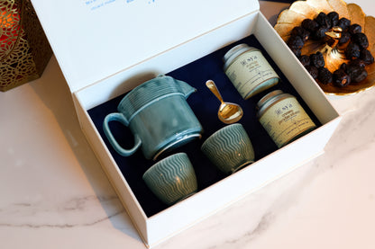 Royal tea set green with herbal teas - sy’a